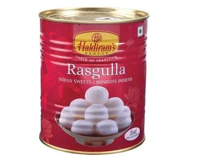 Haldirams Tinned Rasgulla 1kg