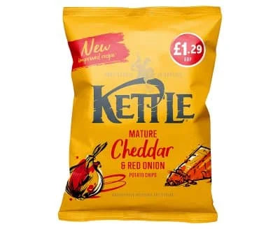 Kettle Mature Cheddar & Red Onion 80g