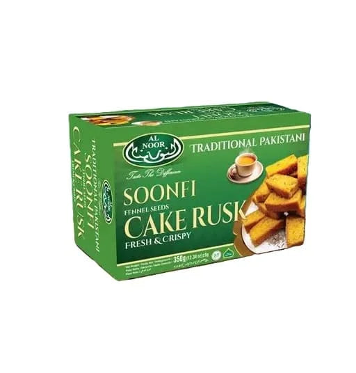 Al Noor Pakistani Soonfi Cake Rusk 350g