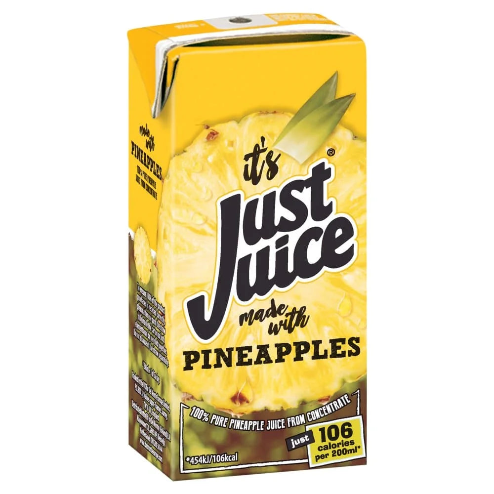 Just Juice Pineapple Juice 24 x 200ml
