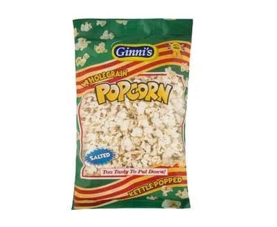 Ginni Popcorn - Salted 10 x 80g