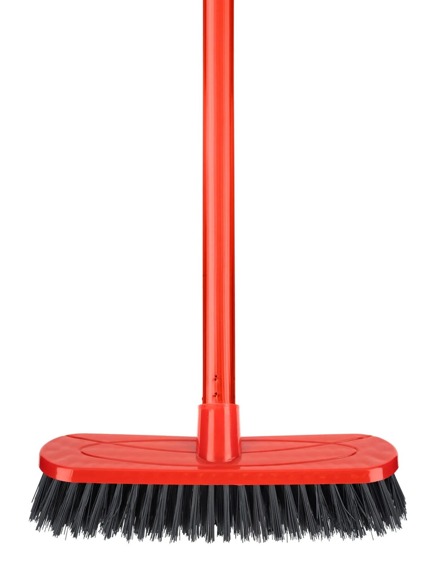 Zoom Red Hard Broom With Handle Single
