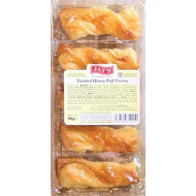 Jay's Twisted Honey Puff Pastry 5s