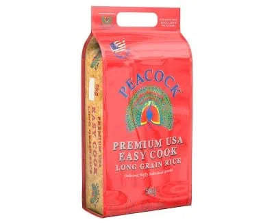 Peacock Easy Cook Rice 5kg