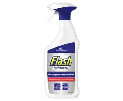 Flash Prof MP Cleaner With Bleach Spray 10 x 750ml