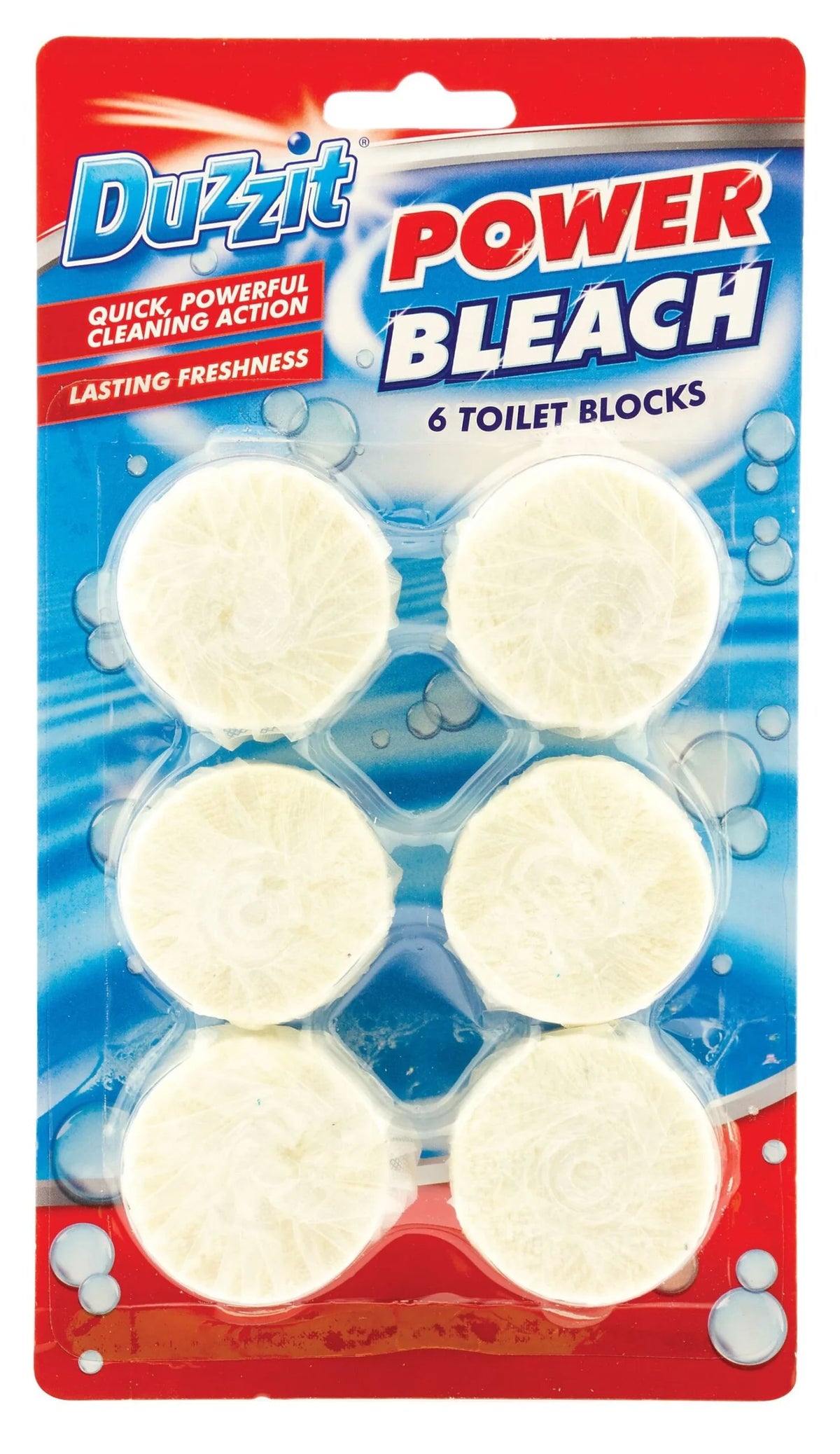 Duzzit Power Bleach Toilet Blocks 6s