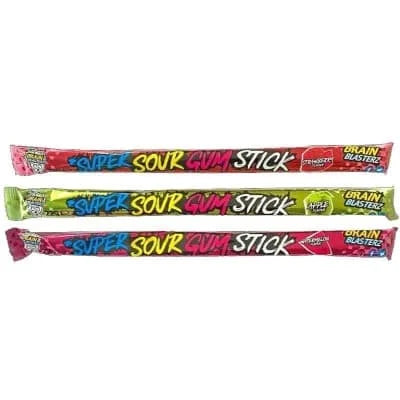 Brain Blaster Super Sour Gum Stick 30 x 22g