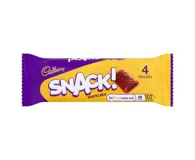 Cadbury's Snack Shortcake 36 x 40g