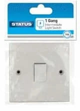 Status 1Gang Intermediate Light Switch 1s