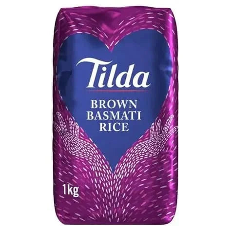 Tilda Brown Basmati Ricefor7 8 x 1kg