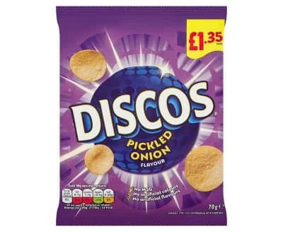 Discos Pickled Onion 16 x 70g