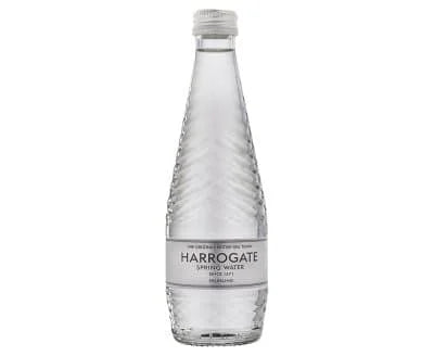 Harrogate Glass Sparkling Spring Water 24 x 330ml