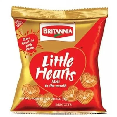 Britannia Little Hearts Biscuit 10 x 75g