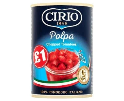 Cirio Peeled Tomatoes 12 x 400g