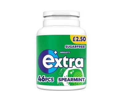 Wrigleys Extra Spearmint Btl (46's) 6 x 64g