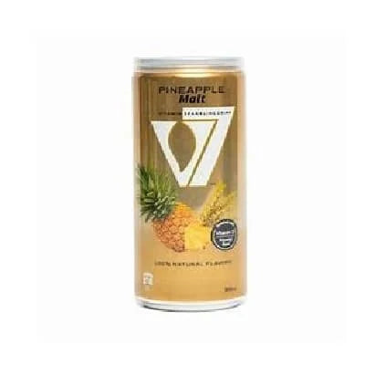 V7 Vitamin Sparkling Can - Pineapple Malt 24 x 300ml