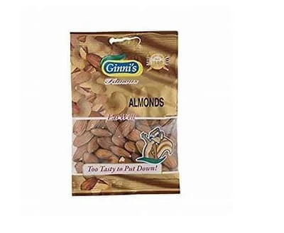 Ginni Raw Almonds 10 x 50g