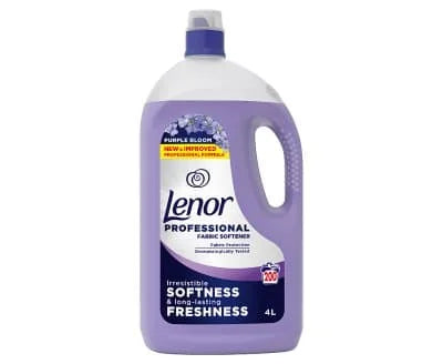 Lenor Professional Purple Bloom Fabric Softener 3 x 4ltr