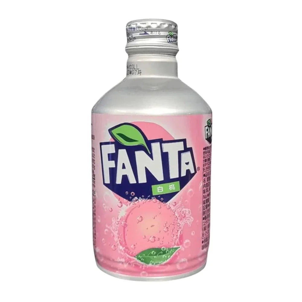 Fanta Metal Peach White Can 24 x 300ml