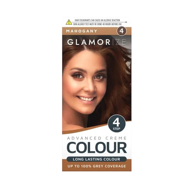 Glamorize Men's No4 Mahogany Hair Dye 6pk