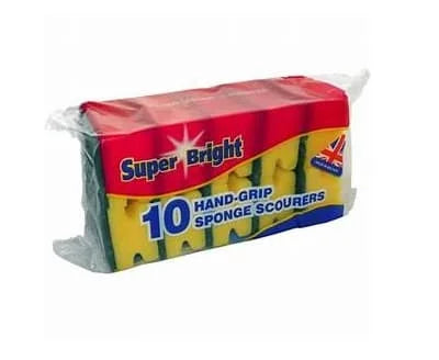 ELG SB HG Sponge Scourers 10s
