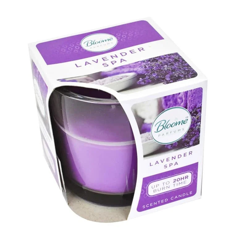 Bloome Scented Glass Candles Lavender 12s