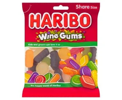 Haribo Wine Gums 12 x 160g