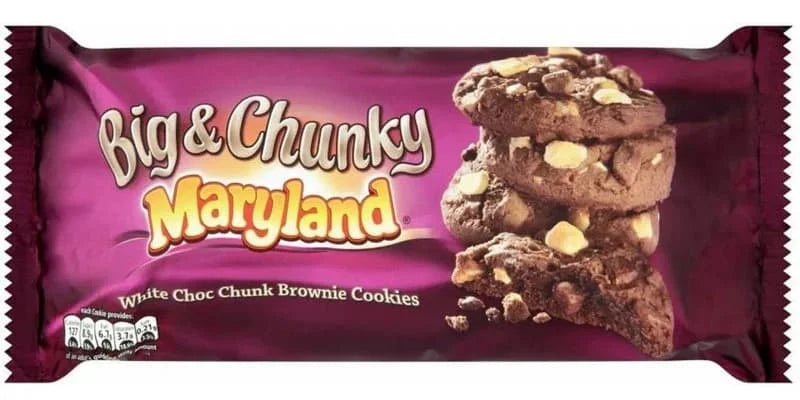 Maryland Chunky White Choc Brownie 12 x 144g