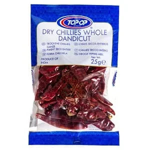 Top Op Chilli Whole Dandicut 20 x 25g