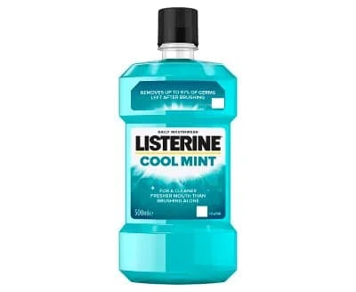 Listerine Mouthwash Cool Mint 6 x 500ml