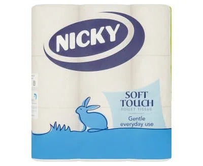 Nicky Soft Touch Toilet Roll 5 x 9s