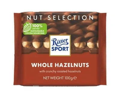 Ritter Sport Whole Hazelnuts 100g