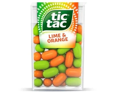 Tic Tac Lime & Orange 24 x 18g