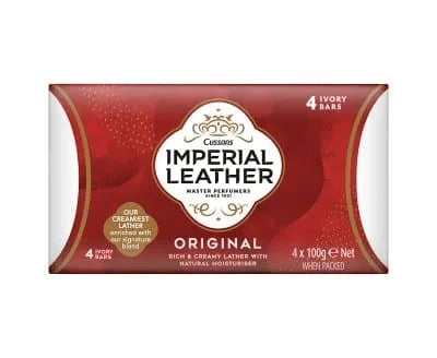Imperial Leather Soap Original 4pk 8 x 100g