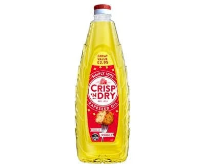 Crisp N Dry Rapeseed Oil 8 x 1ltr