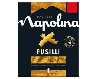 Napolina Pasta Fusilli 6 x 400g