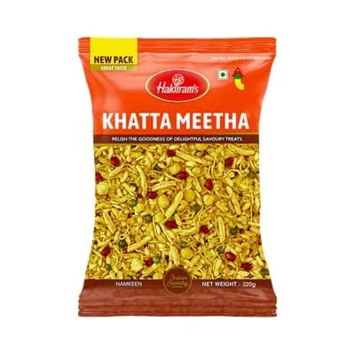 Haldirams Namkeen Khatta Meetha 10 x 200g