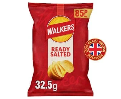 Walkers STD Ready Salted PMP 85P 32 x 32g