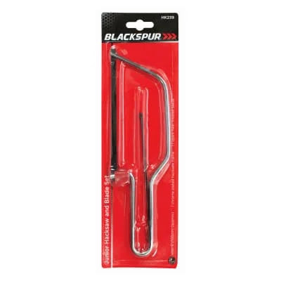 Blackspur Junior Hacksaw & Blade Set 1s
