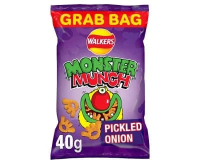 Monster Munch Grab Bag Pickled Onion 35 x 40g