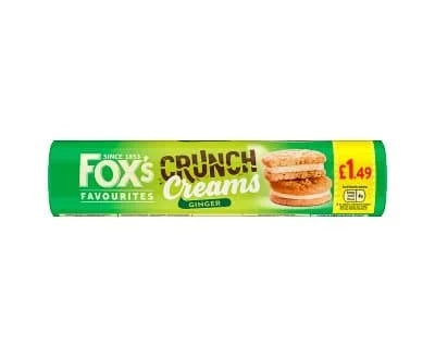 Foxs Crunch Cream Ginger 12 x 200g