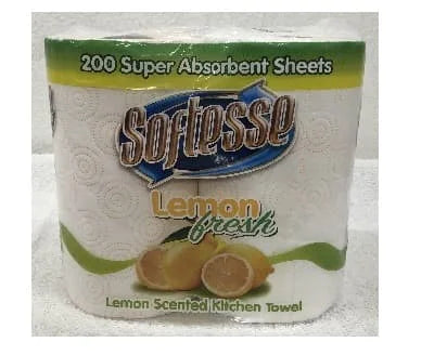 Softesse Kitchen Towel Lemon 2s 2 x 8s