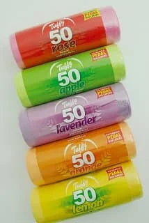 Tuffy Pedal Bin Liners Scented Assorted 5 x 50s