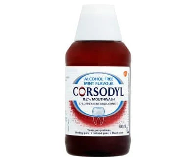 Corsodyl Mouthwash Alcohol Free 6 x 300ml