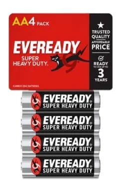 Eveready Super HD Batteries - AA 12 x 4s