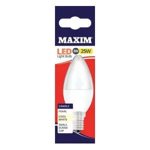 Maxim LED Candle SES CW 25w 10s