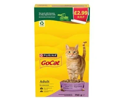 Go Cat Dry Food Chicken & Duck 5 x 750g