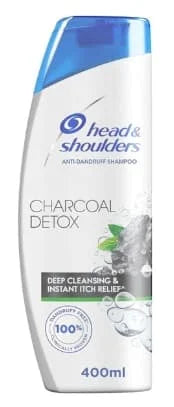 H&S Shampoo Charcoal Detox 6 x 400ml