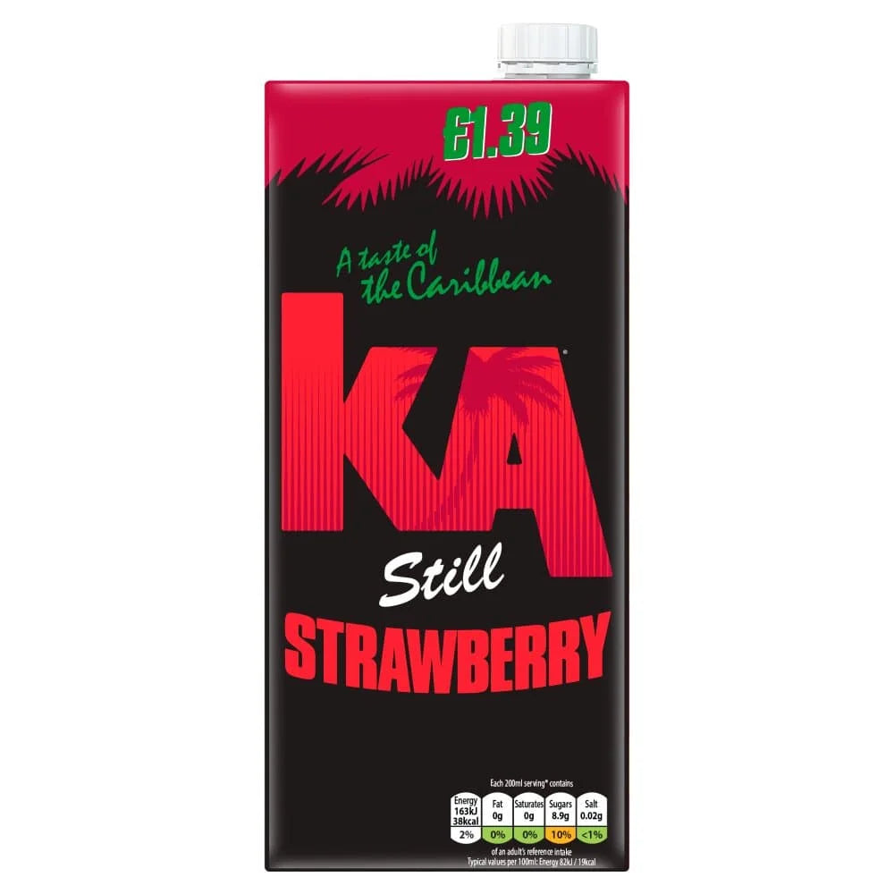 KA Strawberry Still 12 x 1ltr