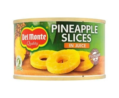 Delmonte Pineapple Slices In Juice 12 x 220g